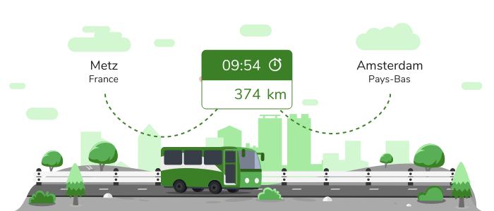 Infos pratiques pour aller de Metz à Amsterdam en bus