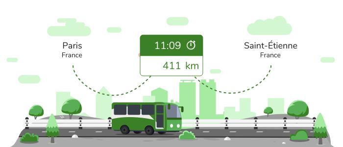 Infos pratiques pour aller de Paris à Saint-Étienne en bus