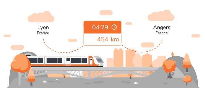Infos pratiques pour aller de Lyon à Angers en train